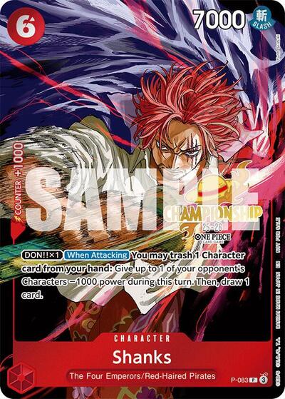 Shanks (CS 25-26 Event Pack) - P-083 - Promo - One Piece Promotion Cards