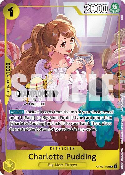 Charlotte Pudding (112) (CS 25-26 Celebration Pack) - OP03-112 - Rare - One Piece Promotion Cards