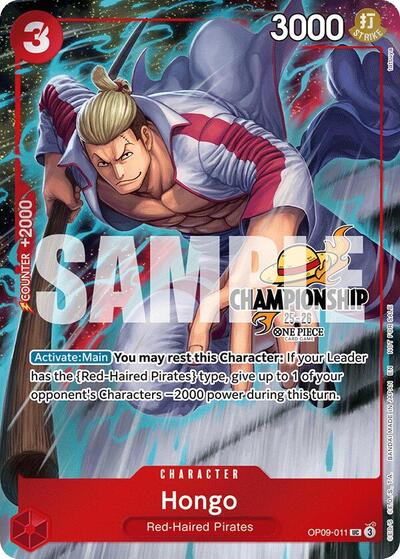 Hongo (CS 25-26 Celebration Pack) - OP09-011 - Uncommon - One Piece Promotion Cards