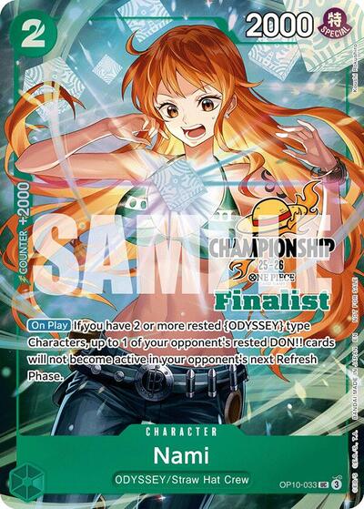 Nami (CS 25-26 Finalist Card Set 1) - OP10-033 - Uncommon - One Piece Promotion Cards