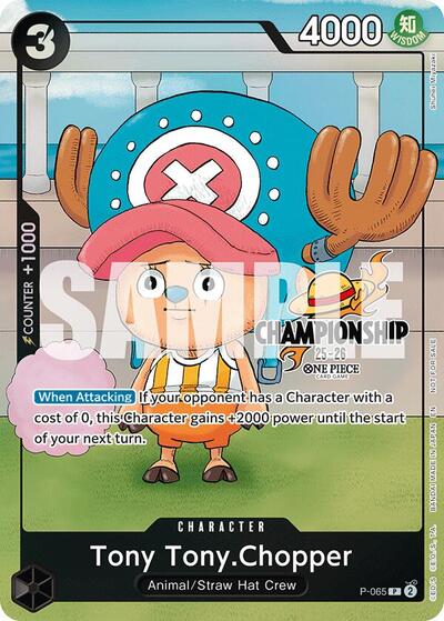 Tony Tony.Chopper (CS 25-26 Event Pack Finalist Ver.) - P-065 - Promo - One Piece Promotion Cards