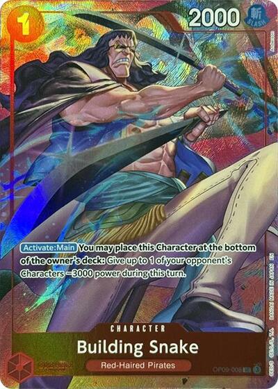 Building Snake - OP09-008 - Uncommon (Premium Card Collection -Best Selection Vol. 4-) - One Piece Promotion Cards