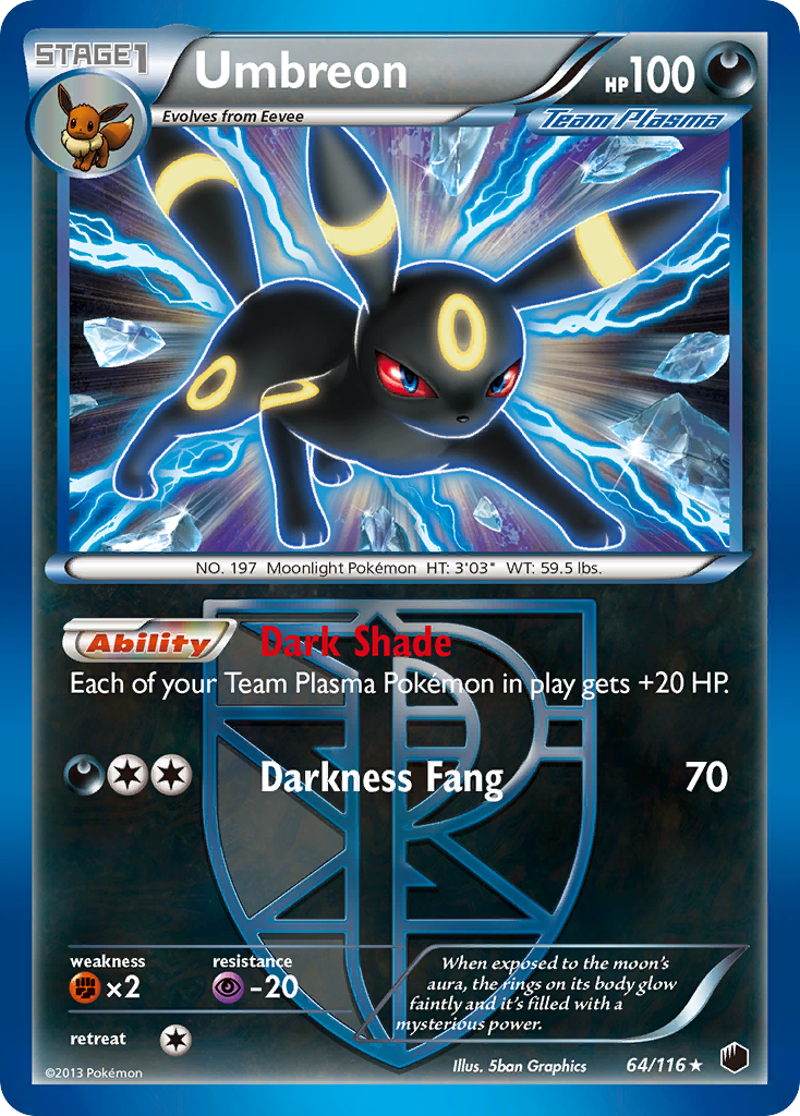 Umbreon - 064/116 - Plasma Freeze