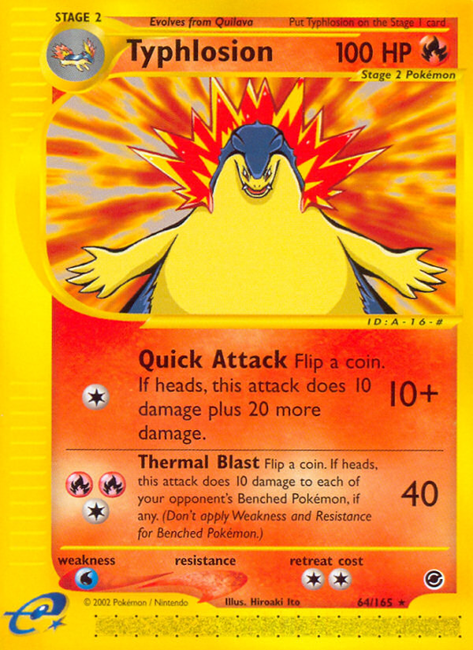 Typhlosion - 064/165 - Expedition Base Set