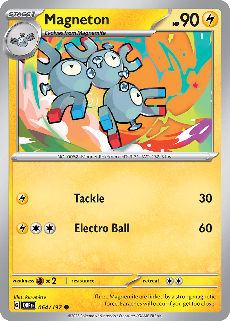 Magneton - 064/197 - Obsidian Flames