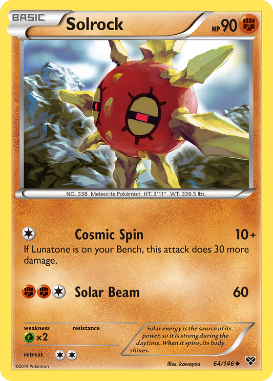 Solrock - 064/146 - XY