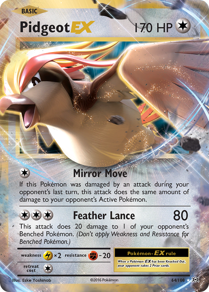 Pidgeot-EX - 064/108 - Evolutions