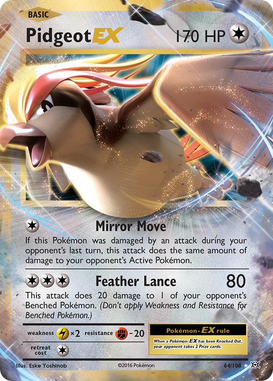 Pidgeot-EX - 064/108 - Evolutions