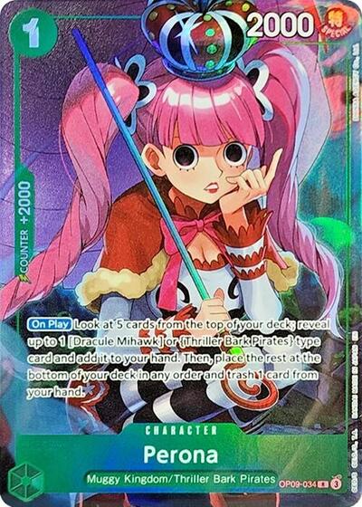 Perona - OP09-034 - Rare (Illustration Box Vol.4) - One Piece Promotion Cards