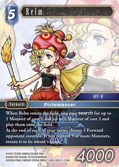 Relm - W24-003/11-124H - Hero - World Champion Decks 2024