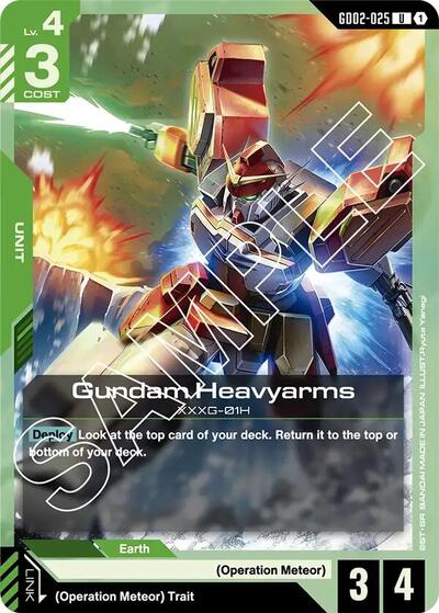 Gundam Heavyarms - GD02-025 - UNCOMMON - Dual Impact
