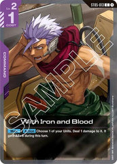 With Iron and Blood - ST05-013 - COMMON - Starter Deck 05: Iron Bloom