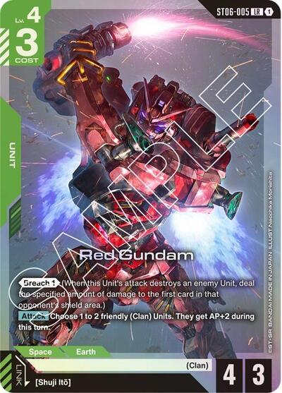 Red Gundam - ST06-005 - LEGEND RARE - Starter Deck 06: Clan Unity