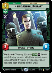 Vice Admiral Rampart - On Schedule - 85/264 - Rare - Secrets of Power