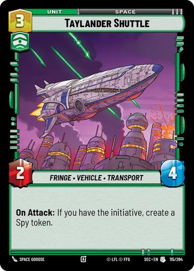 Taylander Shuttle - 115/264 - Uncommon - Secrets of Power