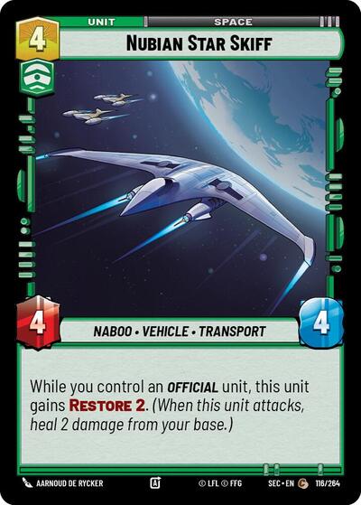 Nubian Star Skiff - 116/264 - Common - Secrets of Power