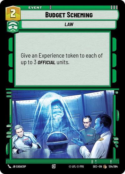 Budget Scheming - 124/264 - Common - Secrets of Power