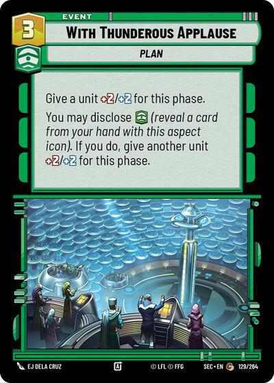 With Thunderous Applause - 129/264 - Common - Secrets of Power