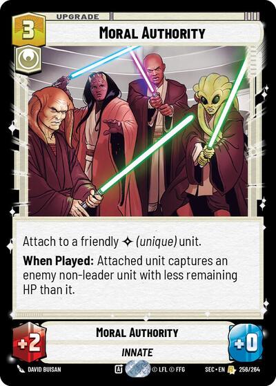 Moral Authority - 256/264 - Rare - Secrets of Power