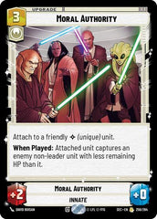 Moral Authority - 256/264 - Rare - Secrets of Power
