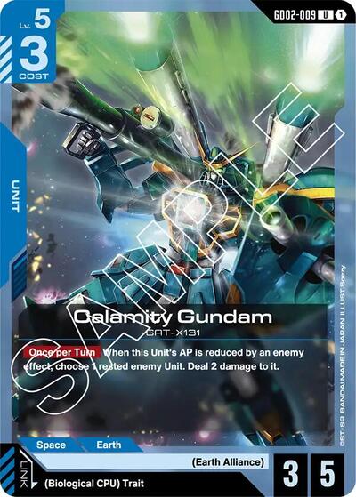 Calamity Gundam - GD02-009 - UNCOMMON - Dual Impact