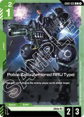 Police Zaku (Armored RRU Type) - GD02-035 - COMMON - Dual Impact