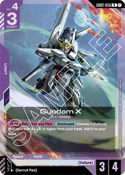 Gundam X - GD02-056 - RARE - Dual Impact