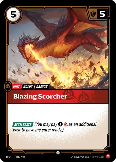Blazing Scorcher - 001/298 - Common - Origins