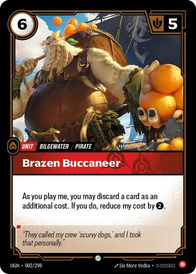 Brazen Buccaneer - 002/298 - Common - Origins