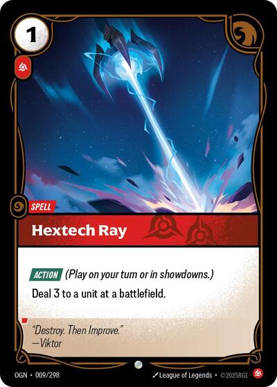 Hextech Ray - 009/298 - Common - Origins
