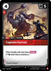Captain Farron - 015/298 - Uncommon - Origins