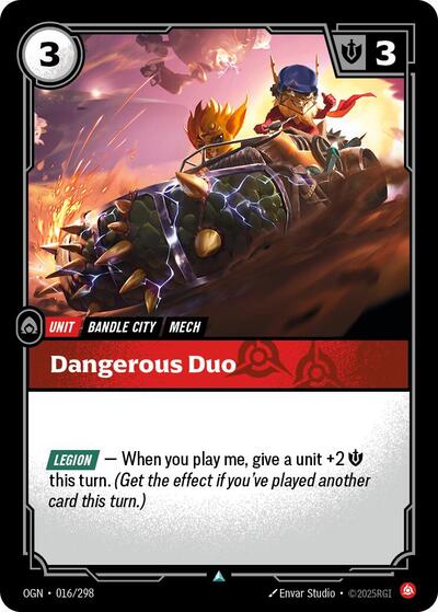 Dangerous Duo - 016/298 - Uncommon - Origins