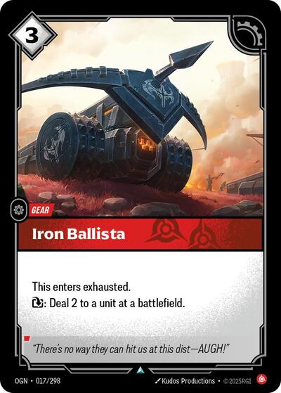 Iron Ballista - 017/298 - Uncommon - Origins