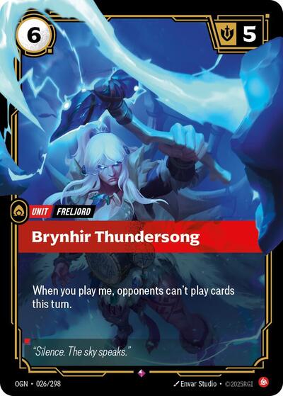 Brynhir Thundersong - 026/298 - Rare - Origins