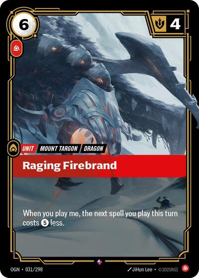 Raging Firebrand - 031/298 - Rare - Origins