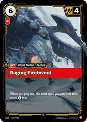 Raging Firebrand - 031/298 - Rare - Origins