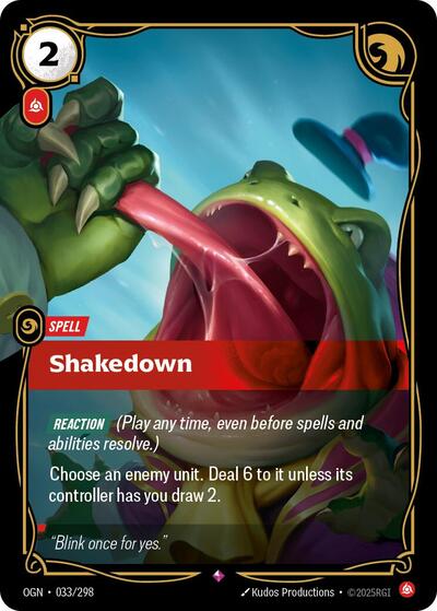 Shakedown - 033/298 - Rare - Origins