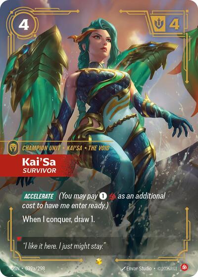 Kai'Sa, Survivor - 039a/298 - Showcase (Alternate Art) - Origins