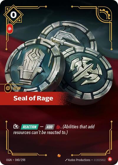 Seal of Rage - 040/298 - Epic - Origins