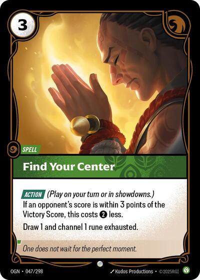 Find Your Center - 047/298 - Common - Origins