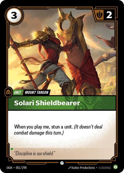 Solari Shieldbearer - 051/298 - Common - Origins