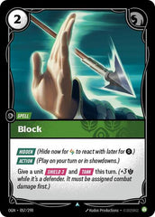 Block - 057/298 - Uncommon - Origins