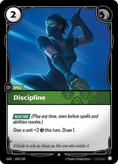 Discipline - 058/298 - Uncommon - Origins