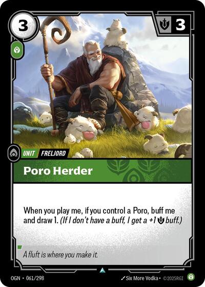 Poro Herder - 061/298 - Uncommon - Origins