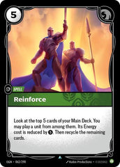 Reinforce - 062/298 - Uncommon - Origins