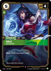 Ahri, Alluring - 066/298 - Rare - Origins