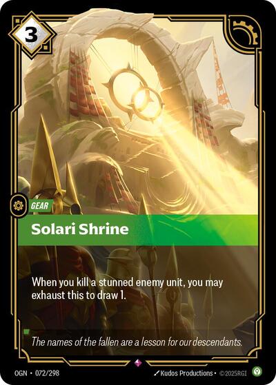 Solari Shrine - 072/298 - Rare - Origins