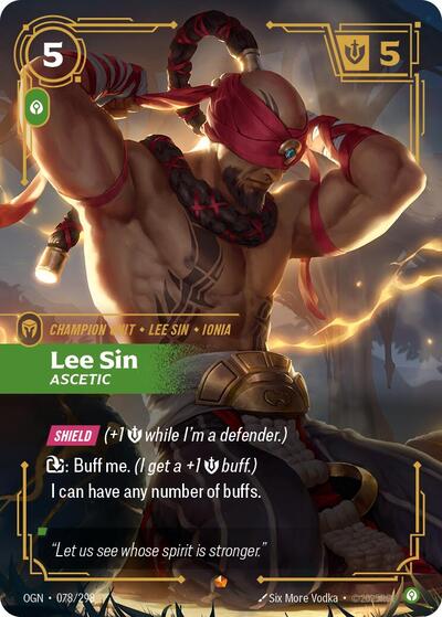 Lee Sin, Ascetic - 078/298 - Epic - Origins