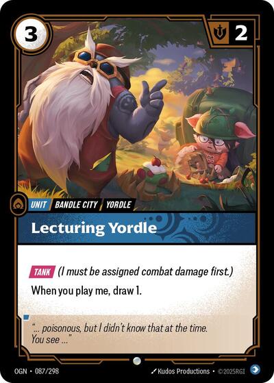 Lecturing Yordle - 087/298 - Common - Origins
