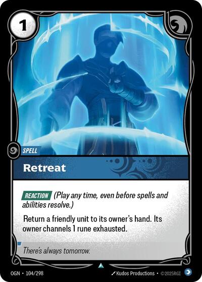Retreat - 104/298 - Uncommon - Origins